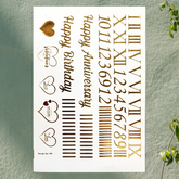 Number Sticker